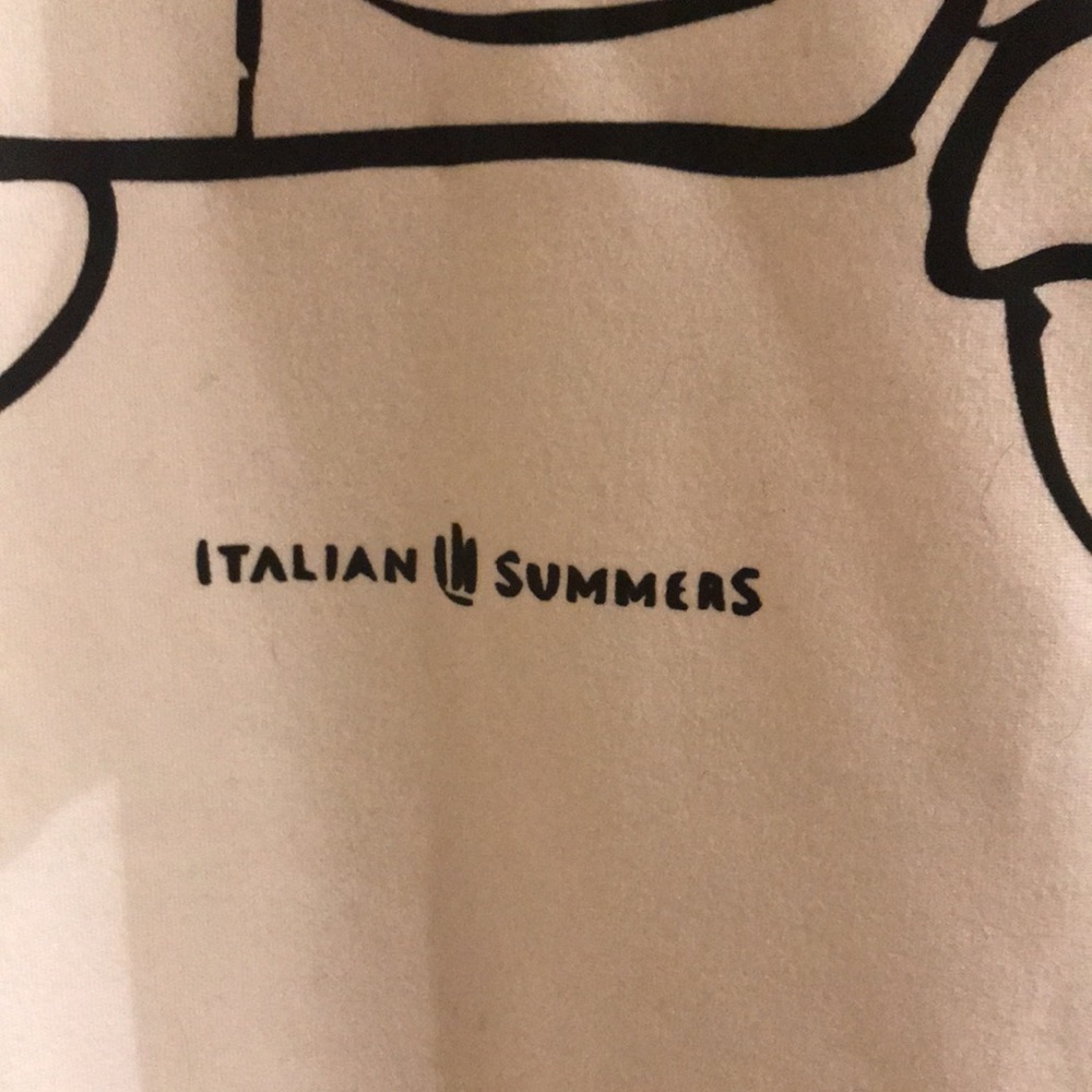 NWOT Short sleeve Tee with typical Italian Scooter Graphic size M - Picture 3 of 5